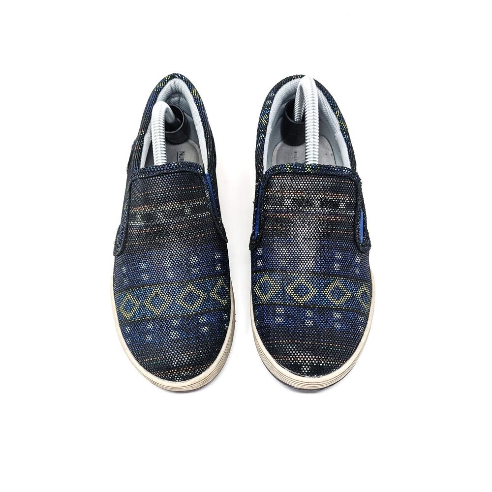 Nurse Mates Womens 6 Hollis Leather Aztec Multicolor Comfort Slip On Sneakers